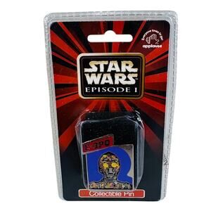 5 for $25| Star Wars‎ Episode I C-3P0 Collectible Applause Pin New